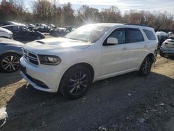 Dodge Durango salvage cars for sale: 2017 Dodge Durango GT