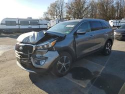 KIA Sorento salvage cars for sale: 2016 KIA Sorento EX