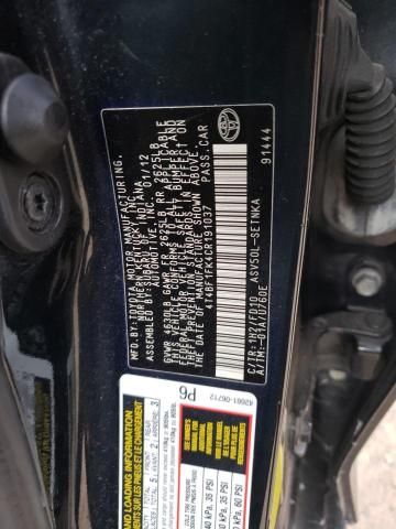 2012 Toyota Camry Base