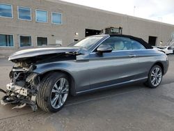 Mercedes-Benz c-Class salvage cars for sale: 2017 Mercedes-Benz C 300 4matic