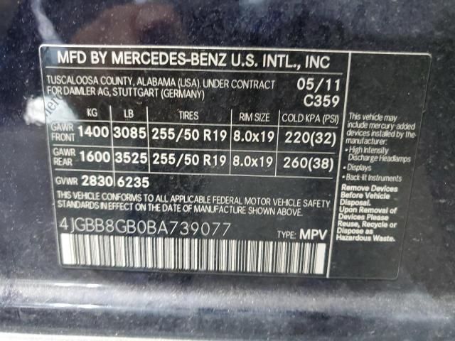 2011 Mercedes-Benz ML 350 4matic