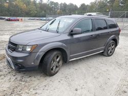 Dodge Journey salvage cars for sale: 2018 Dodge Journey Crossroad