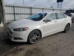 Ford Fusion Titanium salvage cars for sale: 2015 Ford Fusion Titanium