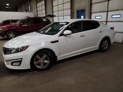 KIA Optima salvage cars for sale: 2015 KIA Optima LX