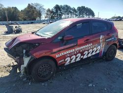 Ford Fiesta salvage cars for sale: 2017 Ford Fiesta SE