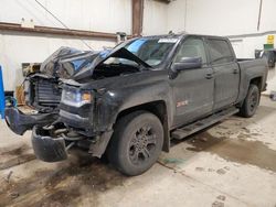 Chevrolet salvage cars for sale: 2017 Chevrolet Silverado K1500 LTZ