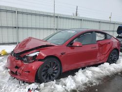 Tesla Model 3 salvage cars for sale: 2022 Tesla Model 3