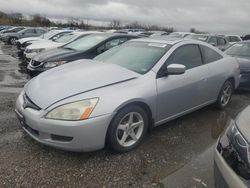 Honda Accord salvage cars for sale: 2005 Honda Accord EX