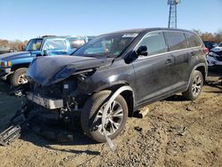 Toyota Highlander salvage cars for sale: 2018 Toyota Highlander LE