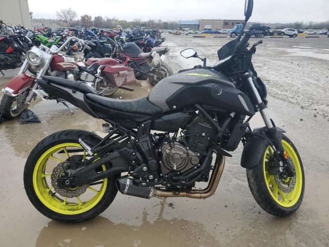 2018 Yamaha MT07