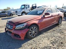 Mercedes-Benz salvage cars for sale: 2016 Mercedes-Benz C 300 4matic