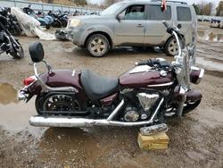 Salvage motorcycles for sale at Elgin, IL auction: 2009 Yamaha XVS950 A