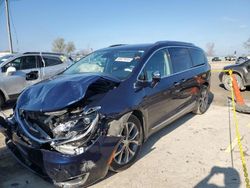 Chrysler Pacifica salvage cars for sale: 2018 Chrysler Pacifica Limited