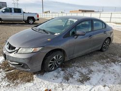 Honda salvage cars for sale: 2015 Honda Civic EX