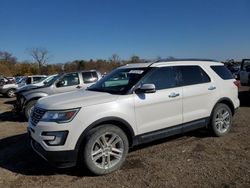 Ford Explorer salvage cars for sale: 2017 Ford Explorer Limited