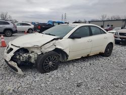 Pontiac salvage cars for sale: 2008 Pontiac G6 Value Leader