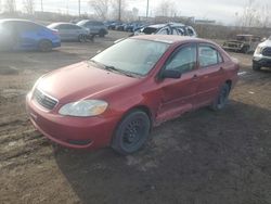 Toyota Corolla salvage cars for sale: 2007 Toyota Corolla CE