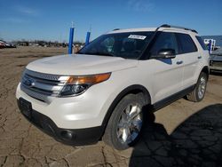 Vehiculos salvage en venta de Copart Woodhaven, MI: 2015 Ford Explorer XLT