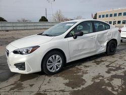 Subaru Impreza salvage cars for sale: 2019 Subaru Impreza