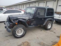 Jeep salvage cars for sale: 2002 Jeep Wrangler / TJ SE