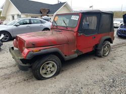 Jeep Wrangler salvage cars for sale: 1994 Jeep Wrangler / YJ SE