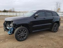 Jeep Grand Cherokee salvage cars for sale: 2018 Jeep Grand Cherokee Overland