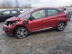 Chevrolet Bolt salvage cars for sale: 2020 Chevrolet Bolt EV Premier