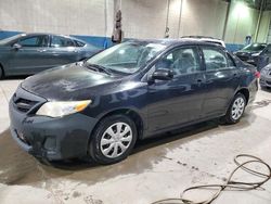 Toyota Corolla salvage cars for sale: 2011 Toyota Corolla Base