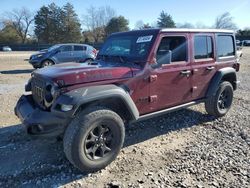 Jeep Wrangler salvage cars for sale: 2021 Jeep Wrangler Unlimited Sport