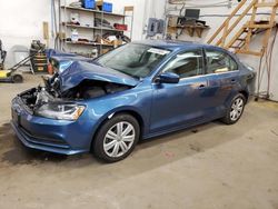 Volkswagen Jetta salvage cars for sale: 2017 Volkswagen Jetta S