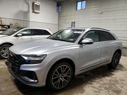 Audi salvage cars for sale: 2021 Audi Q8 Premium Plus S-Line