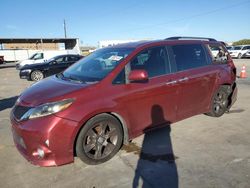 Toyota Sienna salvage cars for sale: 2015 Toyota Sienna Sport