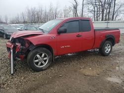 Salvage cars for sale from Copart Appleton, WI: 2007 Nissan Titan XE