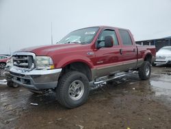 Ford f350 srw Super Duty salvage cars for sale: 2003 Ford F350 SRW Super Duty