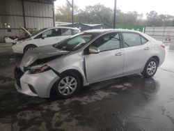 Vehiculos salvage en venta de Copart Cartersville, GA: 2015 Toyota Corolla L