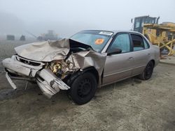 Toyota Corolla salvage cars for sale: 1998 Toyota Corolla VE