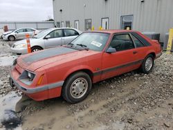 Salvage cars for sale from Copart Appleton, WI: 1986 Ford Mustang LX