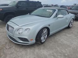 Bentley Vehiculos salvage en venta: 2018 Bentley Continental GT