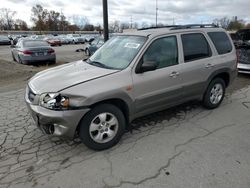 Salvage cars for sale from Copart Fort Wayne, IN: 2002 Mazda Tribute LX