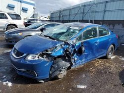 Salvage cars for sale from Copart Albuquerque, NM: 2014 Honda Civic LX