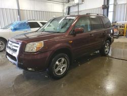 Honda salvage cars for sale: 2007 Honda Pilot EXL