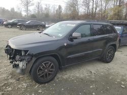 Jeep Grand Cherokee salvage cars for sale: 2017 Jeep Grand Cherokee Trailhawk