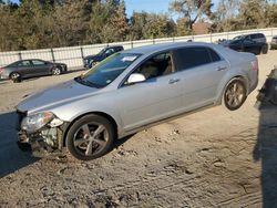 Chevrolet salvage cars for sale: 2012 Chevrolet Malibu 1LT