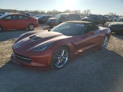 Chevrolet Corvette salvage cars for sale: 2015 Chevrolet Corvette Stingray Z51 3LT