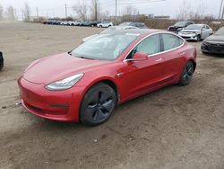 Tesla salvage cars for sale: 2020 Tesla Model 3