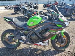 Kawasaki ex650 n salvage cars for sale: 2022 Kawasaki EX650 N