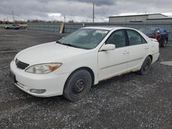 Salvage cars for sale from Copart Ottawa, ON: 2002 Toyota Camry LE