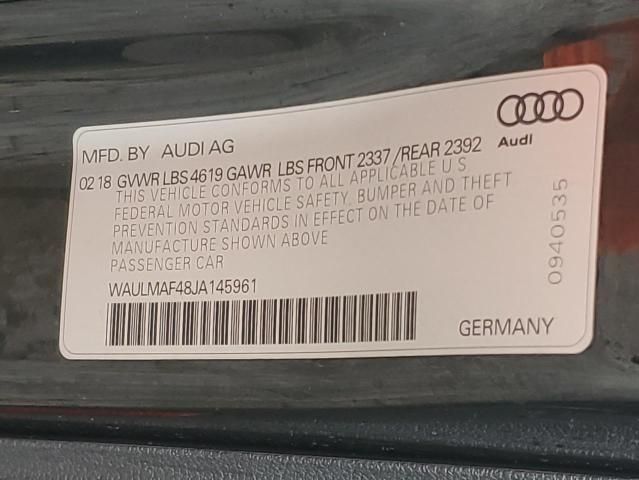 2018 Audi A4 Premium Plus