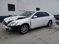 Honda Accord salvage cars for sale: 2006 Honda Accord EX