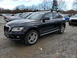 Salvage cars for sale from Copart North Billerica, MA: 2017 Audi Q5 Premium